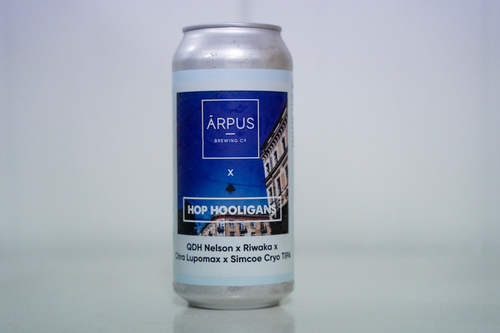 Ārpus x Hop Hooligans Brewery QDH Nelson x Riwaka x Citra Lupomax x Simcoe Cryo TIPA