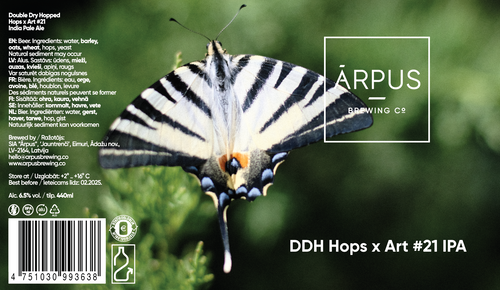 DDH Hops x Art #21 IPA