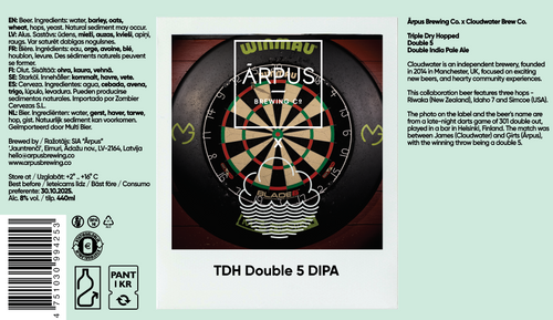 Ārpus x Cloudwater TDH Double 5 DIPA - Ārpus Brewing