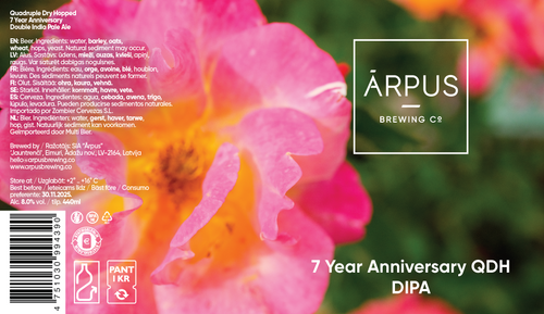 Ārpus 7 Year Anniversary QDH DIPA - Ārpus Brewing