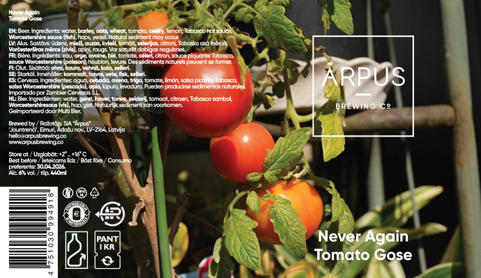 Never Again Tomato Gose