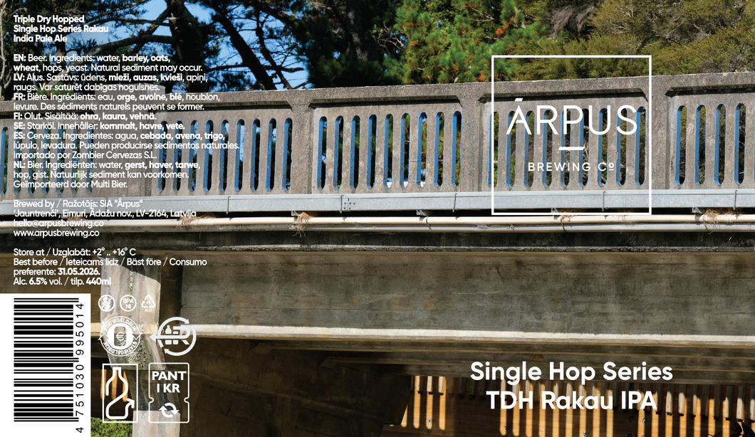 Single Hop Series TDH ⁠⁠Rakau IPA