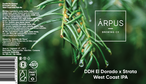 El Dorado x Strata West Coast IPA