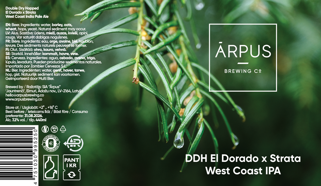 El Dorado x Strata West Coast IPA