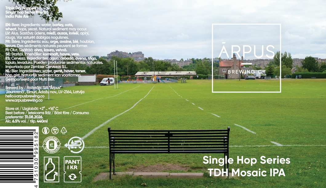 Single Hop Series TDH Mosaic IPA