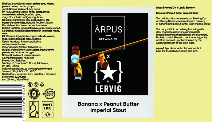 Ārpus x Lervig Banana x Peanut Butter Imperial Stout